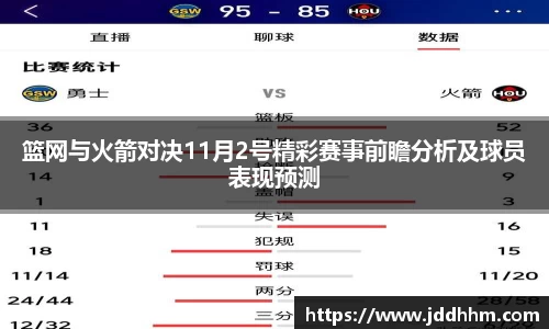 篮网与火箭对决11月2号精彩赛事前瞻分析及球员表现预测